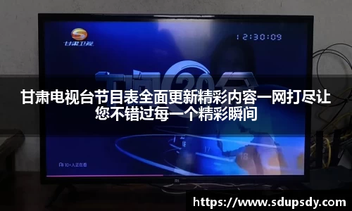 甘肃电视台节目表全面更新精彩内容一网打尽让您不错过每一个精彩瞬间